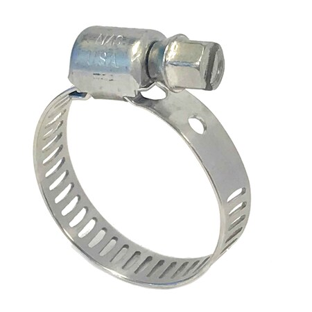 Breeze Hose Clamp NAS1922 1/4" 300 SS Hex Screw 3.03" - 3.82", PK10 NAS1922-0350-3